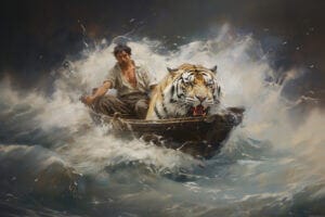 Life of Pi by Yann Martel Novel Book Cover
