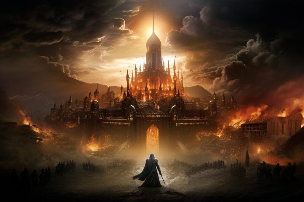 The Return of the King by J.R.R. Tolkien Digital Art