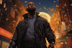 American Gods Digital Art Book Cover