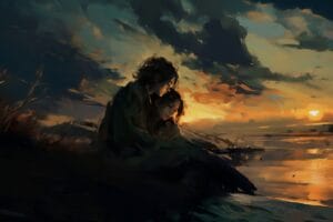 Never Let Me Go by Kazuo Ishiguro Book Illustration