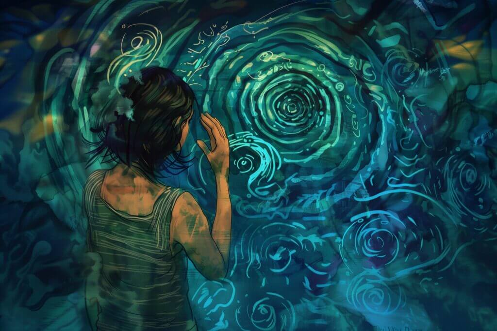 Turtles All the Way Down by John Green Illustration