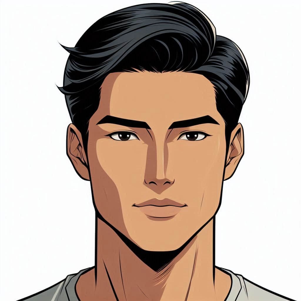Portrait of Charlie Bae Charlie Bae Cartoon Portrait Art