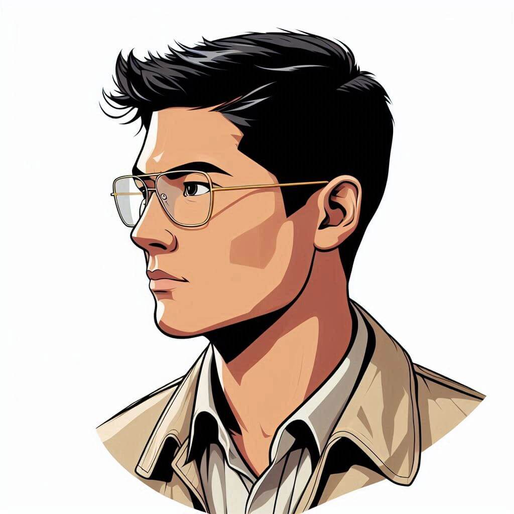Portrait of Daniel Bae Daniel Bae Cartoon Portrait Art