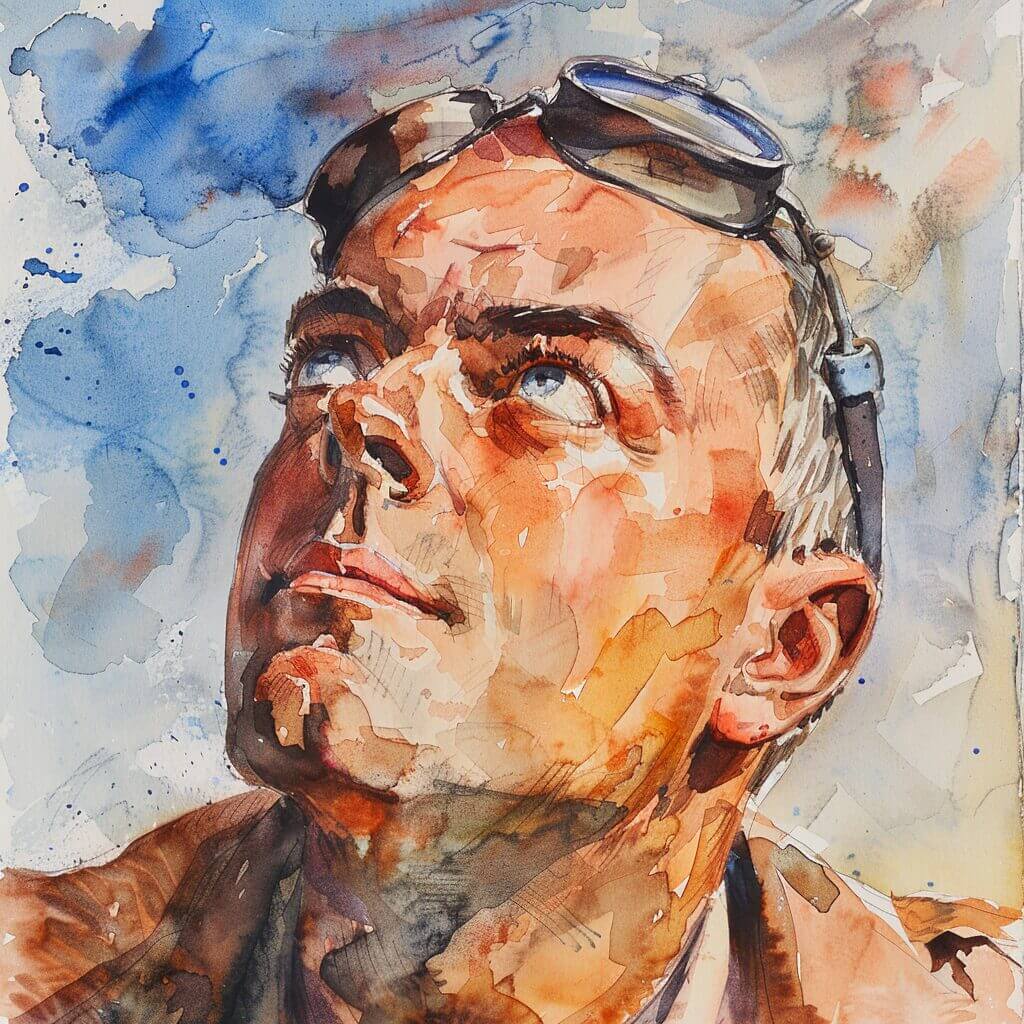 Antoine de Saint-Exupery Author Portrait