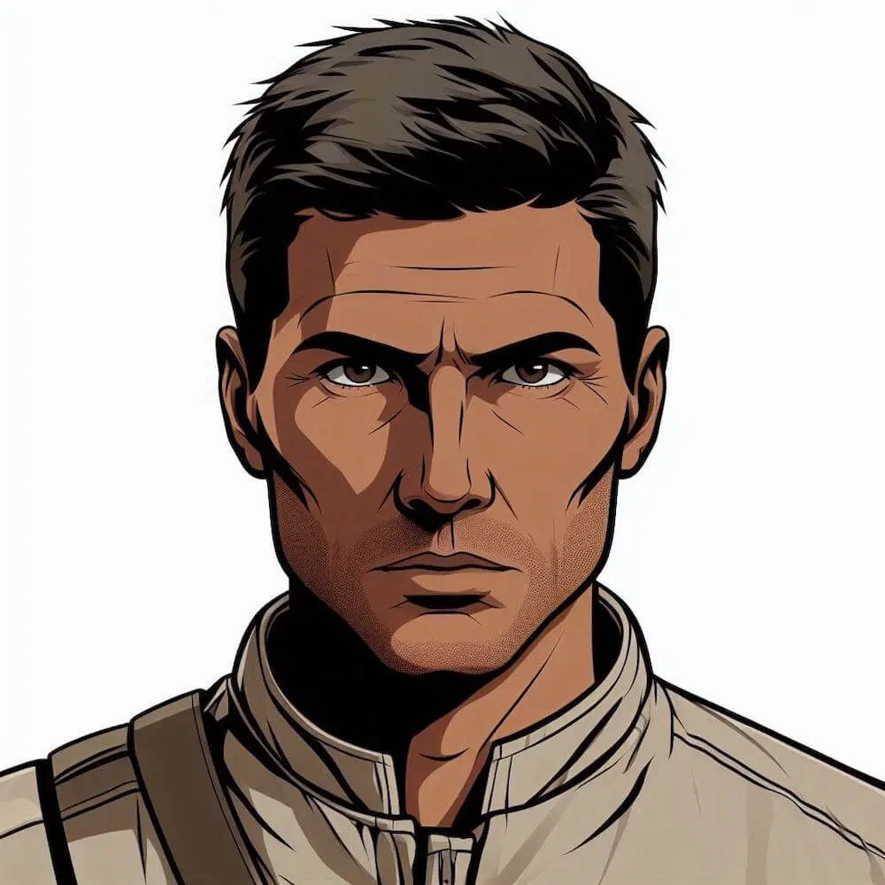 Children of Dune Characters 11 Namri Cartoon Portrait-Art